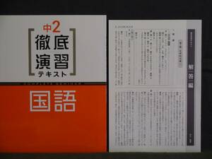 ★ 即発送 ★ 新品 徹底演習テキスト 国語２ 解答付