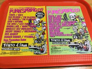 パンクスプリング PUNKSPRING 09 チラシ2種☆即決 NOFX ダムド DAMNED レス・ザン・ジェイク LESS THAN JAKE　SUM41