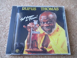 Rufus Thomas/The Woman Is Poison！ ルーファス・トーマス 89年 傑作名盤♪！ 貴重な、国内盤♪！ 廃盤♪！ ファンキーおじさん♪！