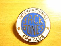 ジャック　ジョーンズ　ファンクラブ　歌手　ブローチ_画像1