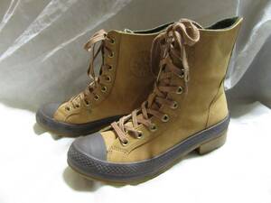 ** free shipping **CONVERSE*Talla*n back leather braided up boots * sneakers *US8.5*L7*