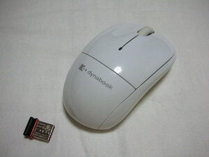 * б/у товар Toshiba dynabook оригинальный беспроводная мышь M-R0032-O* белый 