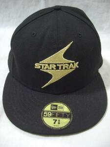 2007 BILLIONAIRE BOYS CLUB BBC x NEW ERA STAR TREK CAP HAT 7 5/8 (60.6cm) BLACK GOLD (J-20-15)