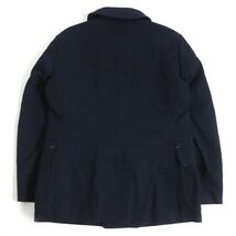 極美品□RRL/ダブルアールエル ラルフローレン 錨ボタン 中綿入り ダブルブレストジャケット/ピーコート ネイビー M 国内正規品 メンズ◎_画像4