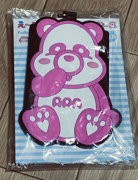 えーパンダ ラバー パスケース ピンク AAA トリプルエー