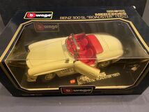 burago 1/18 MERCEDES BENZ 300SL ROADSTER(1957)中古品 ブラーゴ メルセデスベンツ　300SL_画像2