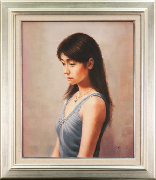 ヤフオク! -「森本草介」(人物画) (油彩)の落札相場・落札価格
