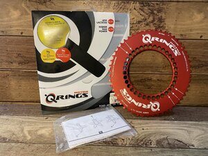 FY323 ローター ROTOR Q-RING AERO 楕円 チェーンリング PCD130 53T 赤 5アーム