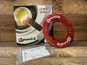 FY224 ROTOR Q-RING AERO OVAL CHEANG RING PCD130 52T RED 5 ARM