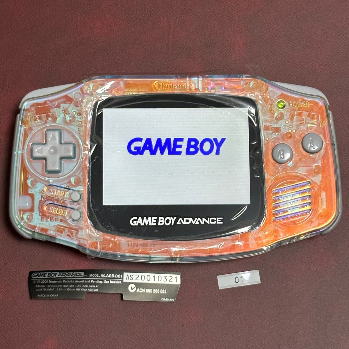 GBA ゲームボーイアドバンス SP funnyplaying社製 ips 液晶-