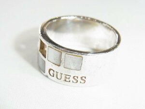 GUESS ゲス リング 指輪 シルバー 15号 8.3ｇ 良品