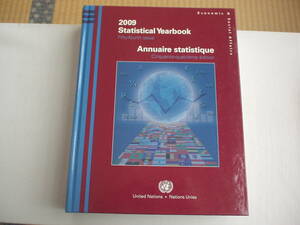 foreign book Statistical yearbook 2009 Economic and Social Affairs 54 issue large book