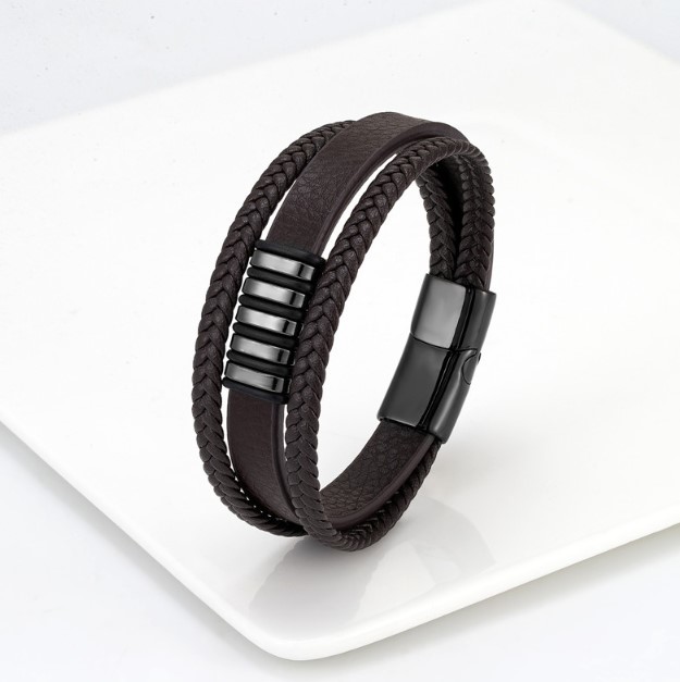 HERMES レザーブレスレット 《グレナンH》 腕時計、アクセサリー