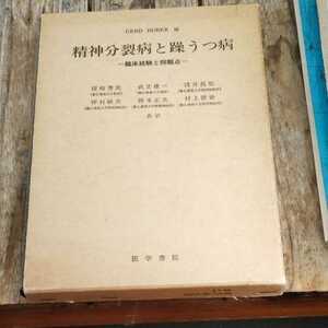 ☆精神分裂病と躁うつ病 臨床経験と問題点 医学書院☆