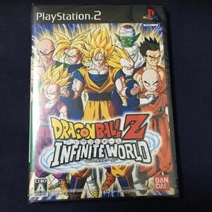 ☆PS2「新品未開封ドラゴンボールZインフィニットワールド」孫悟空サイヤ鳥山明ベジータジャンプDBZプレイステーションプレステ2