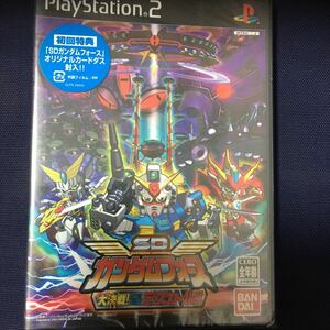 S ☆PS2「新品未開封 SD ガンダム フォース大決戦次元海賊デスカール」初回特典オリジナル カードダス 付 プレステ プレイステーション2甚