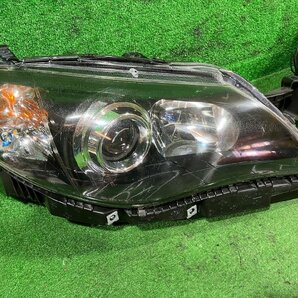 新S管理71847 H21 インプレッサ GRF】★ 左右 HID キセノン ヘッドライト ICHIKOH 1809 打刻 2Q ★インナーブラック 点灯確認済みの画像2