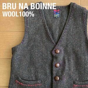 BRUNABOINNE ブルーナボイン ニットベスト ウール100%