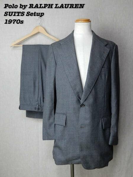 Polo by RALPH LAUREN SUITS SETUP 1970s Vintage ポロバイラルフローレン スーツ セットアップ 1970年代 ヴィンテージ 希少 コレクション