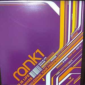 12inch オランダ盤/RANK 1 FEAT SHANOKEE SUCH IS LIFE REMIXES
