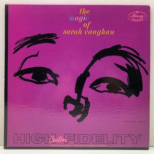 良好!! MONO 初版 黒銀ラベ 深溝 USオリジナル SARAH VAUGHAN The Magic Of ('59 Mercury) コーティング仕様 サラ・ヴォーン 黄金期の傑作