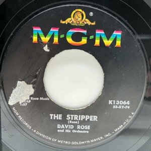 USオリジナル 7インチ DAVID ROSE The Stripper / Ebb Tide ('62 MGM) 国民的名曲 空飛ぶモンティ・パイソン 45RPM.