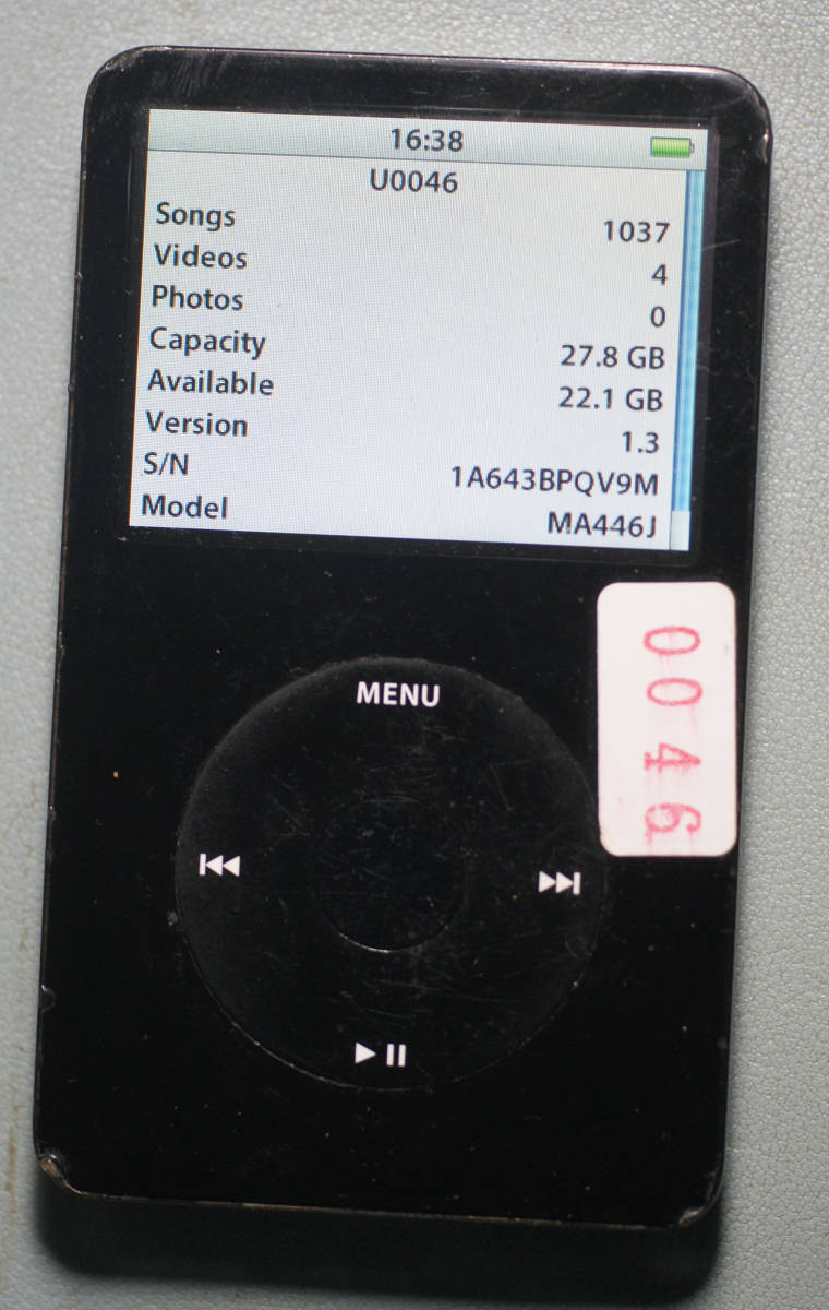 美品】【大容量化】iPod classic 第5世代 イエローver 256GB!! A1136 ...