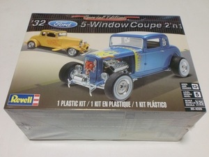 アメリカレベル 1/25 フォード 5ウインドウ クーペ 1932 Ford 5-Window Coupe (2 in 1) Revell 85-4228