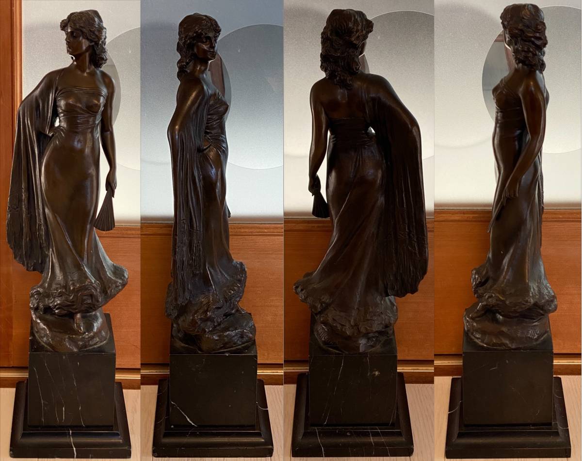 ヤフオク! -ブロンズ像 女性(美術品)の中古品・新品・未使用品一覧