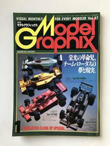 月刊モデルグラフィックス　1992年1月　Vol.87　栄光の革命児、チーム・ロータスの夢と現実。　　TM3910