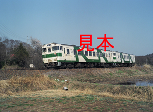 鉄道写真、645ネガデータ、161606270008、キハ40系（1002）、JR烏山線、滝〜小塙、2011.04.14、（4591×3362）