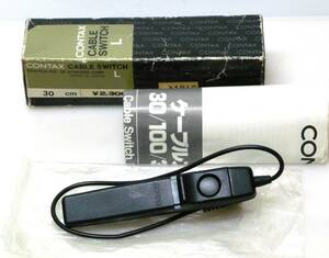 ★CONTAX(コンタックス)◆ CABLE SWITH L ◆ケーブル スイッチ L■良品