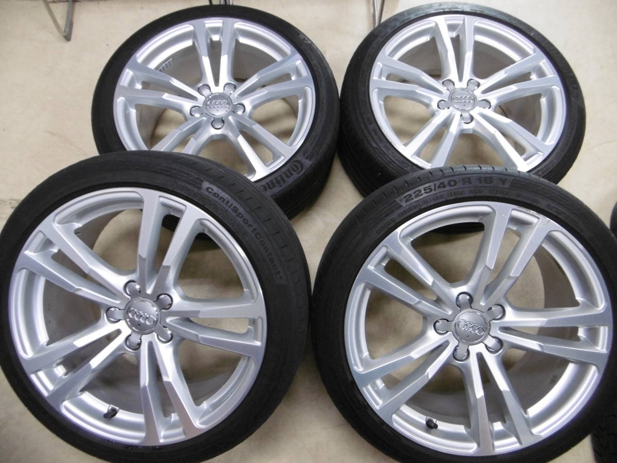 豪奢な RONAL製 AUDI アウディ A4 純正 18×8.0J 47 112 5穴 sitedev