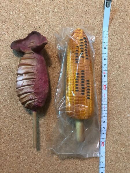 縁日スクイーズ イカ焼き 焼きトウモロコシ