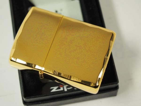 Zippo ARMOR Shine Ray Cut Edge Engraving Gold GOLD Armor العلامة التجارية الجديدة, كاتب, زيبو, آحرون