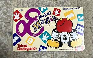  Tokyo Disney Land Mickey Mouse [ Mickey любитель ] телефон карта 