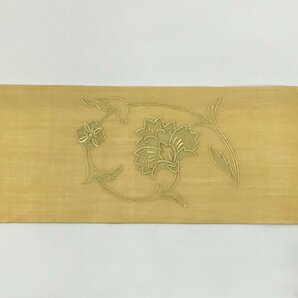 なごや帯/未使用品/西陣/正絹/汕頭/別腹/美品/仕立上がり【ゆずりは】6395の画像4