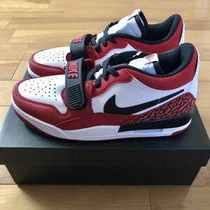 NIKE AIR JORDAN LEGACY 312 LOW ナイキ エアジョーダン レガシー シカゴブルズ ホワイト レッド ブラック US8 26cm 国内正規品 新品未使用