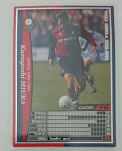 WCCF02-03 カズヨシ・ミウラ / Kazuyoshi Miura ジェノア Card panini 限定品 未使用