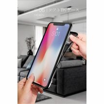 スマホケース iPhone 12/12Pro ケース 新品 クリア ソフト 耐衝撃 アイフォン 携帯ケース グリーン 12 12Pro_画像8