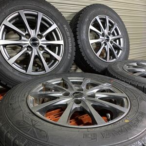 Exceeder エクシーダー 14インチ アルミホイール 4本セット グッドイヤー スタッドレスタイヤ ICENAVI 175/70R14 アクア シエンタ フィット