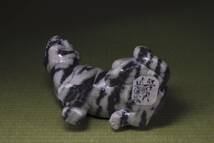 【游】《清代 - 民国》虎 石彫刻 中国 極細工 古賞物_画像10