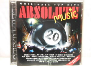 輸入盤　ABSOLUTE　MUSIC　20　　ブリトニースピアーズ　シェール　ロクセット　他