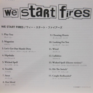 国内盤 ウィ スタート ファイアーズ  WE START FIRESの画像3