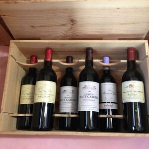 1989　シャトーラトゥール木箱入り　/　フランス赤ワイン諸々6本セット