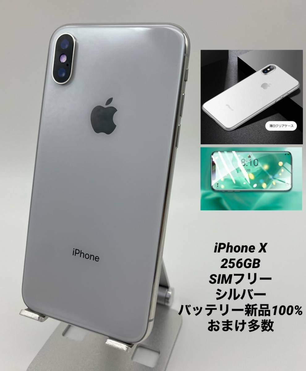 iPhone XS 64GB スペースグレイ SIMフリー バッテリー100％-