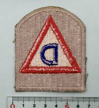 実物 WW2 US ARMY 39TH INFANTRY DIVISION PATCH 第39歩兵師団 デルタ師団 ショルダーパッチ 3_画像4