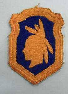 実物 WW2 米陸軍 第98歩兵師団 肩章 バリエーション US ARMY 98TH INFANTRY DIVISION SHOULDER PATCHE エッジカット