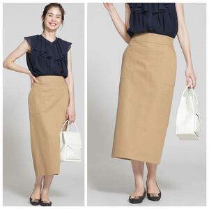  new goods Nano Universe waist stitch tight skirt regular price 9900 jpy 36 / I line waist rubber high waist 