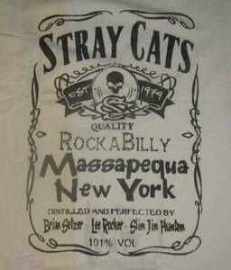 ストレイ・キャッツ　STRAY CATS　ロカビリー　ROCKABILLY　M・L・2L 3L　の4サイズあり